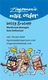 Betty Gratopp business card
